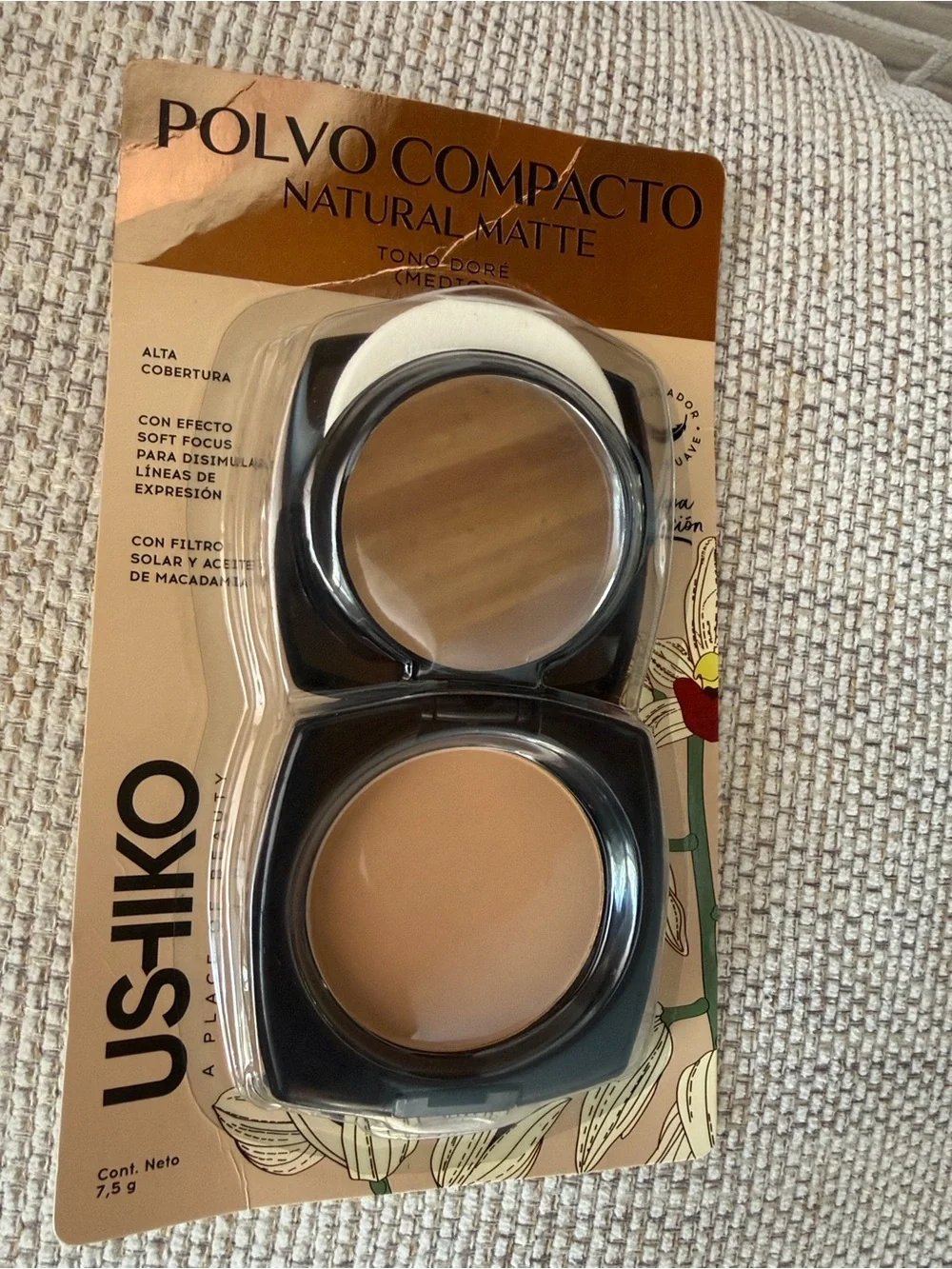 Natural Matte Compact Powder - Medium Beige